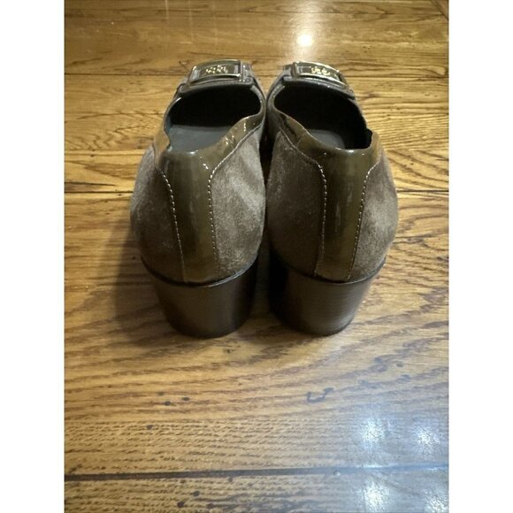Toy burch woman’s heels pumps brown suede size 9 - Picture 3 of 7